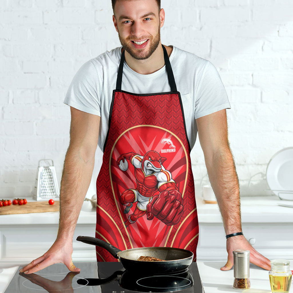 Dolphins Rugby Mascot Apron Australian Rugby Culture - Tribal Inspired Dolphin