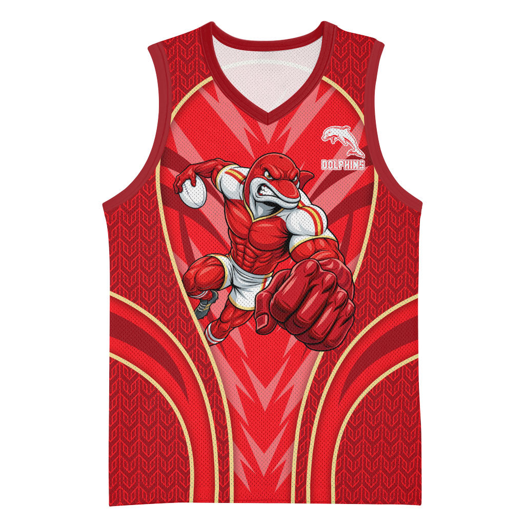 Dolphins Rugby Mascot Basketball Jersey Australian Rugby Culture - Tribal Inspired Dolphin