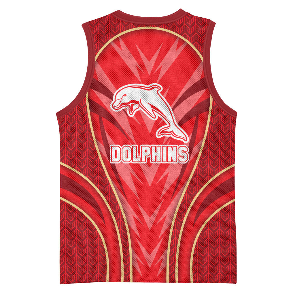 Dolphins Rugby Mascot Basketball Jersey Australian Rugby Culture - Tribal Inspired Dolphin