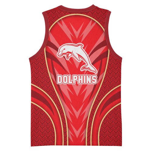 Dolphins Rugby Mascot Basketball Jersey Australian Rugby Culture - Tribal Inspired Dolphin