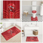 Dolphins Rugby Mascot Bathroom Set Australian Rugby Culture - Tribal Inspired Dolphin