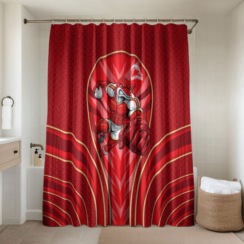 Dolphins Rugby Mascot Bathroom Set Australian Rugby Culture - Tribal Inspired Dolphin