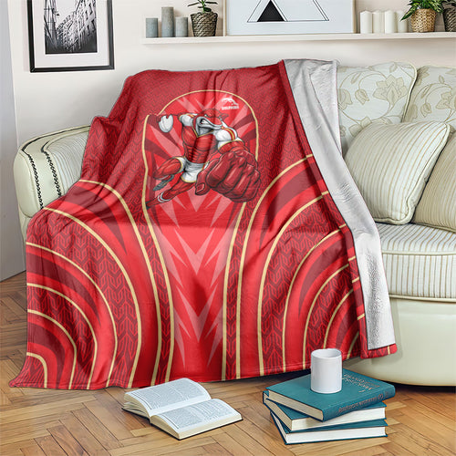 Dolphins Rugby Mascot Blanket Australian Rugby Culture - Tribal Inspired Dolphin