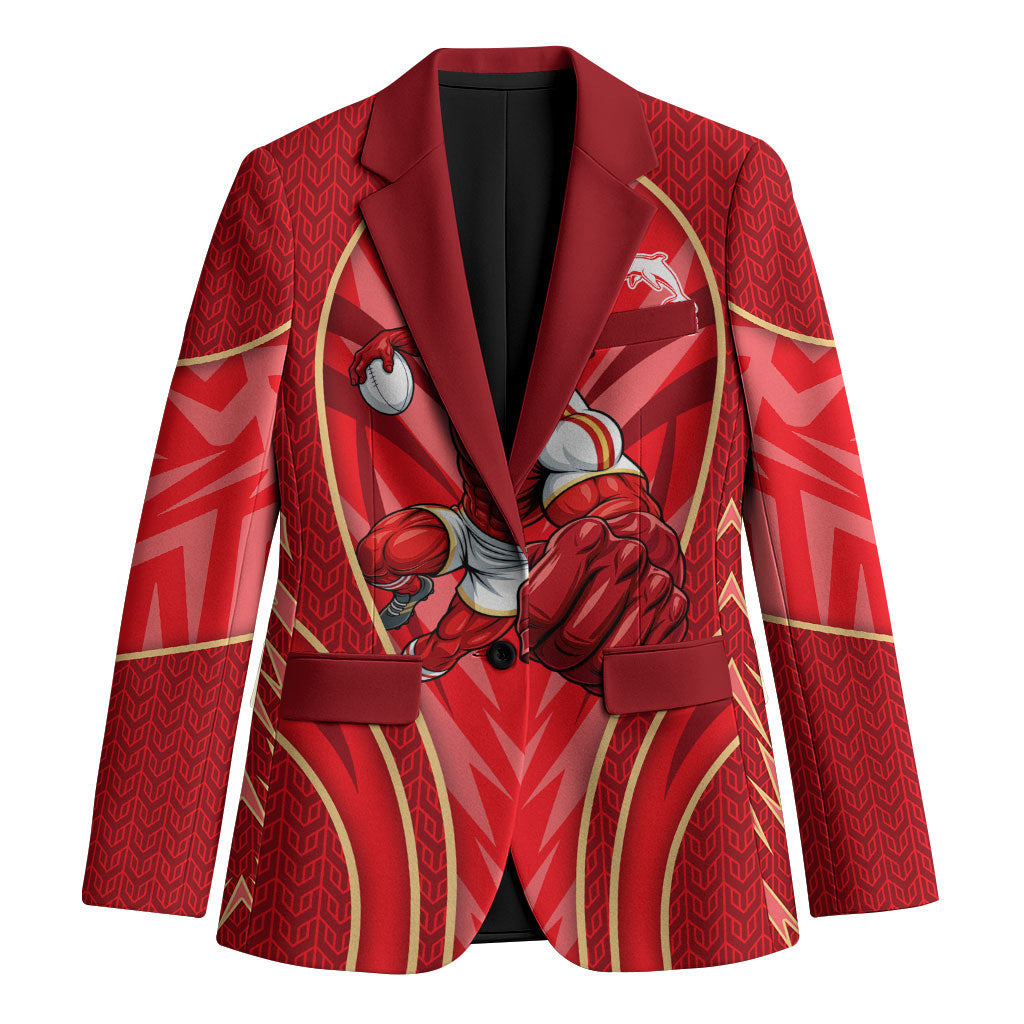 Dolphins Rugby Mascot Blazer Australian Rugby Culture - Tribal Inspired Dolphin