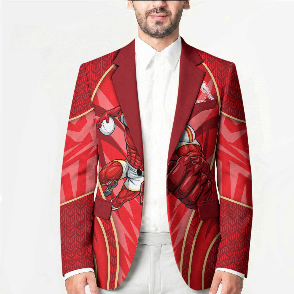 Dolphins Rugby Mascot Blazer Australian Rugby Culture - Tribal Inspired Dolphin