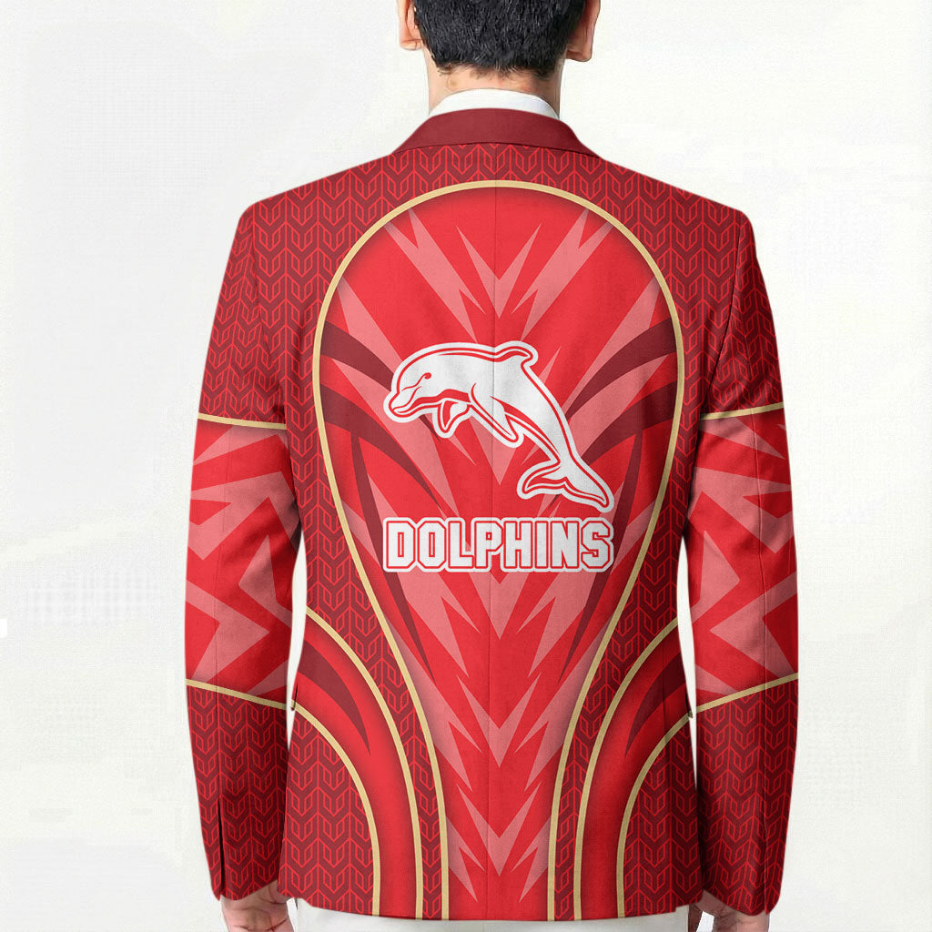 Dolphins Rugby Mascot Blazer Australian Rugby Culture - Tribal Inspired Dolphin