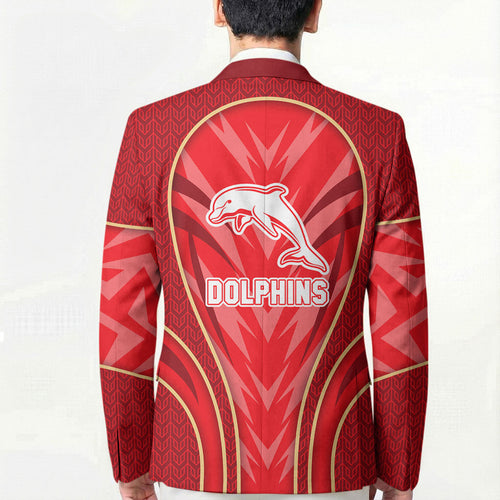 Dolphins Rugby Mascot Blazer Australian Rugby Culture - Tribal Inspired Dolphin
