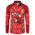 Dolphins Rugby Mascot Button Sweatshirt Australian Rugby Culture - Tribal Inspired Dolphin