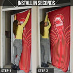 Dolphins Rugby Mascot Door Cover Australian Rugby Culture - Tribal Inspired Dolphin