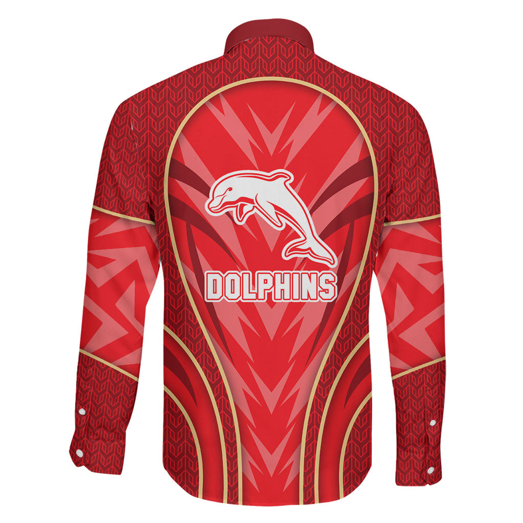 Dolphins Rugby Mascot Family Matching Mermaid Dress and Hawaiian Shirt Australian Rugby Culture - Tribal Inspired Dolphin