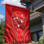 Dolphins Rugby Mascot Garden Flag Australian Rugby Culture - Tribal Inspired Dolphin