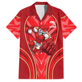 Dolphins Rugby Mascot Hawaiian Shirt Australian Rugby Culture - Tribal Inspired Dolphin