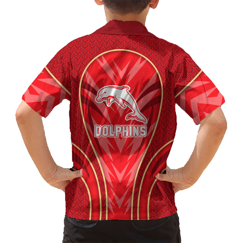 Dolphins Rugby Mascot Hawaiian Shirt Australian Rugby Culture - Tribal Inspired Dolphin