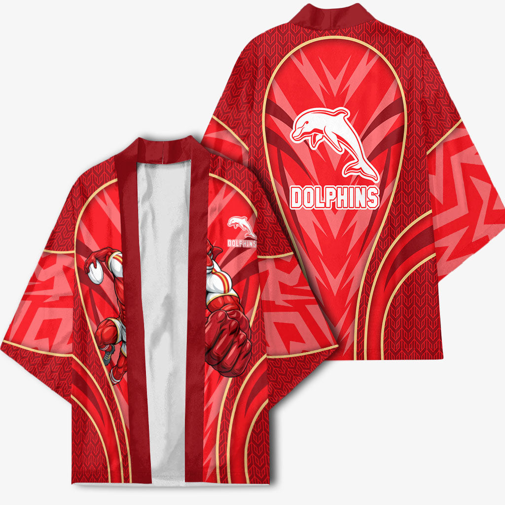 Dolphins Rugby Mascot Kimono Australian Rugby Culture - Tribal Inspired Dolphin