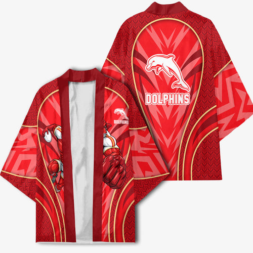 Dolphins Rugby Mascot Kimono Australian Rugby Culture - Tribal Inspired Dolphin