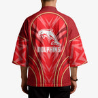 Dolphins Rugby Mascot Kimono Australian Rugby Culture - Tribal Inspired Dolphin