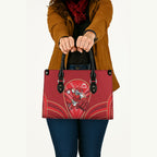 Dolphins Rugby Mascot Leather Bag Australian Rugby Culture - Tribal Inspired Dolphin