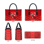 Dolphins Rugby Mascot Leather Bag Australian Rugby Culture - Tribal Inspired Dolphin