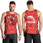 Dolphins Rugby Mascot Men Tank Top Australian Rugby Culture - Tribal Inspired Dolphin
