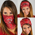 Dolphins Rugby Mascot Neck Gaiter Australian Rugby Culture - Tribal Inspired Dolphin