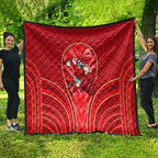 Dolphins Rugby Mascot Quilt Australian Rugby Culture - Tribal Inspired Dolphin