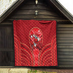 Dolphins Rugby Mascot Quilt Australian Rugby Culture - Tribal Inspired Dolphin