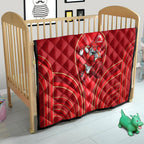 Dolphins Rugby Mascot Quilt Australian Rugby Culture - Tribal Inspired Dolphin