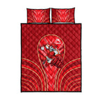 Dolphins Rugby Mascot Quilt Bed Set Australian Rugby Culture - Tribal Inspired Dolphin