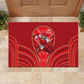 Dolphins Rugby Mascot Rubber Doormat Australian Rugby Culture - Tribal Inspired Dolphin