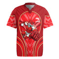 Dolphins Rugby Mascot Rugby Jersey Australian Rugby Culture - Tribal Inspired Dolphin