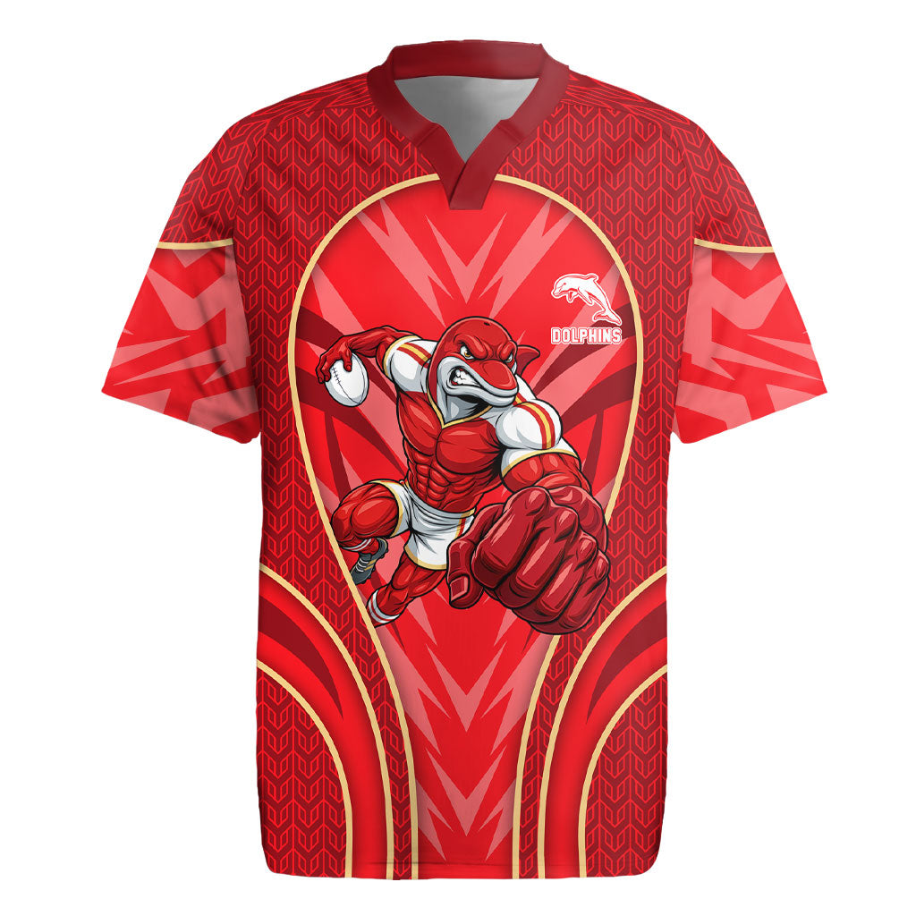 Dolphins Rugby Mascot Rugby Jersey Australian Rugby Culture - Tribal Inspired Dolphin