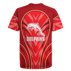 Dolphins Rugby Mascot Rugby Jersey Australian Rugby Culture - Tribal Inspired Dolphin