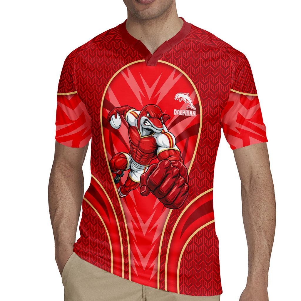 Dolphins Rugby Mascot Rugby Jersey Australian Rugby Culture - Tribal Inspired Dolphin