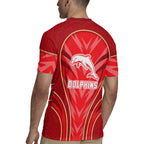 Dolphins Rugby Mascot Rugby Jersey Australian Rugby Culture - Tribal Inspired Dolphin