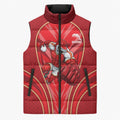 Dolphins Rugby Mascot Sleeveless Puffer Jacket Australian Rugby Culture - Tribal Inspired Dolphin