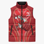 Dolphins Rugby Mascot Sleeveless Puffer Jacket Australian Rugby Culture - Tribal Inspired Dolphin