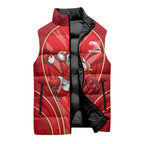 Dolphins Rugby Mascot Sleeveless Puffer Jacket Australian Rugby Culture - Tribal Inspired Dolphin