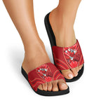 Dolphins Rugby Mascot Slide Sandals Australian Rugby Culture - Tribal Inspired Dolphin