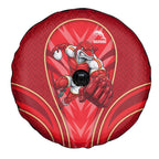 Dolphins Rugby Mascot Spare Tire Cover Australian Rugby Culture - Tribal Inspired Dolphin