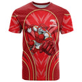 Dolphins Rugby Mascot T Shirt Australian Rugby Culture - Tribal Inspired Dolphin