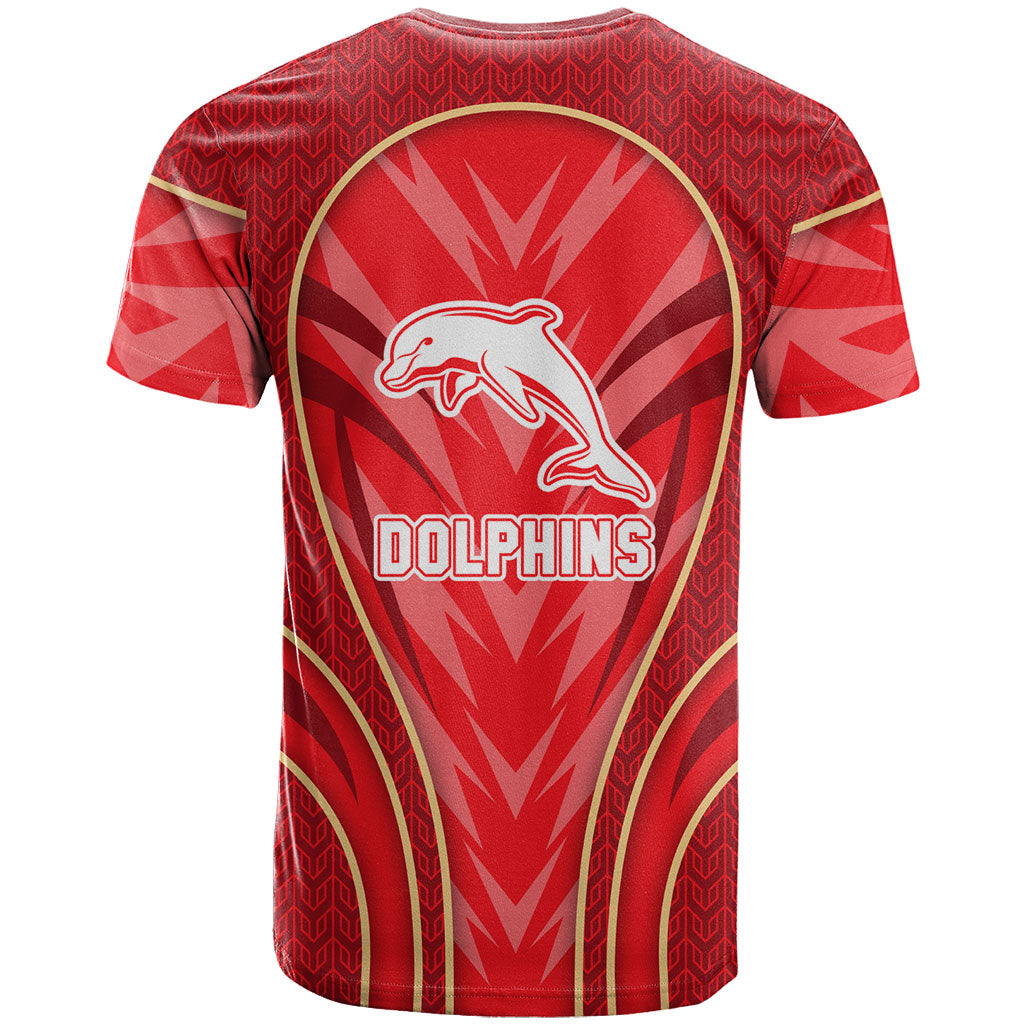 Dolphins Rugby Mascot T Shirt Australian Rugby Culture - Tribal Inspired Dolphin