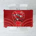 Dolphins Rugby Mascot Tablecloth Australian Rugby Culture - Tribal Inspired Dolphin