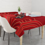 Dolphins Rugby Mascot Tablecloth Australian Rugby Culture - Tribal Inspired Dolphin