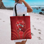 Dolphins Rugby Mascot Tote Bag Australian Rugby Culture - Tribal Inspired Dolphin
