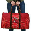 Dolphins Rugby Mascot Travel Bag Australian Rugby Culture - Tribal Inspired Dolphin