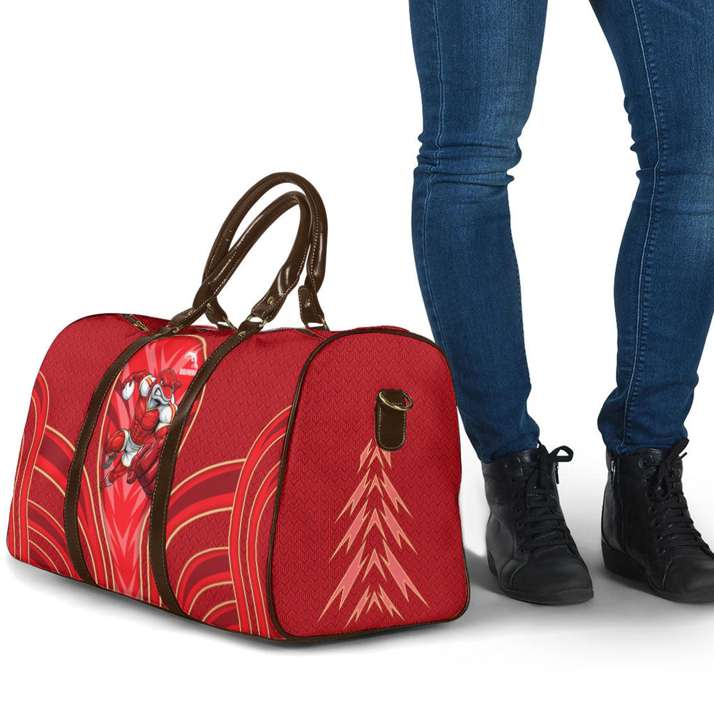 Dolphins Rugby Mascot Travel Bag Australian Rugby Culture - Tribal Inspired Dolphin
