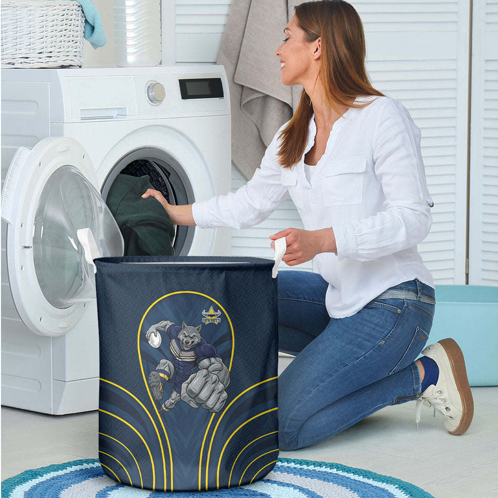 North Queensland Cowboys Rugby Mascot Laundry Basket Australian Rugby Culture - Tribal Inspired Wolf