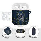 North Queensland Cowboys Rugby Mascot AirPods Case Australian Rugby Culture - Tribal Inspired Wolf