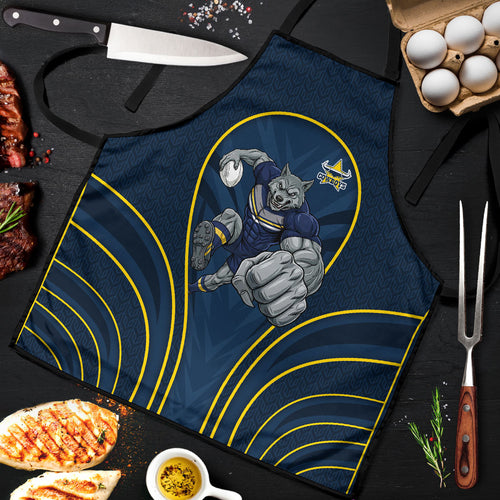 North Queensland Cowboys Rugby Mascot Apron Australian Rugby Culture - Tribal Inspired Wolf