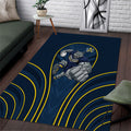 North Queensland Cowboys Rugby Mascot Area Rug Australian Rugby Culture - Tribal Inspired Wolf